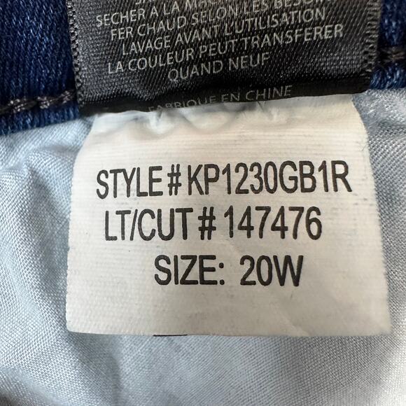 Kut From the Kloth Carlo Ankle Crop Skinny Jeans WMNS 20W Blue High Rise Frayed - Picture 7 of 13